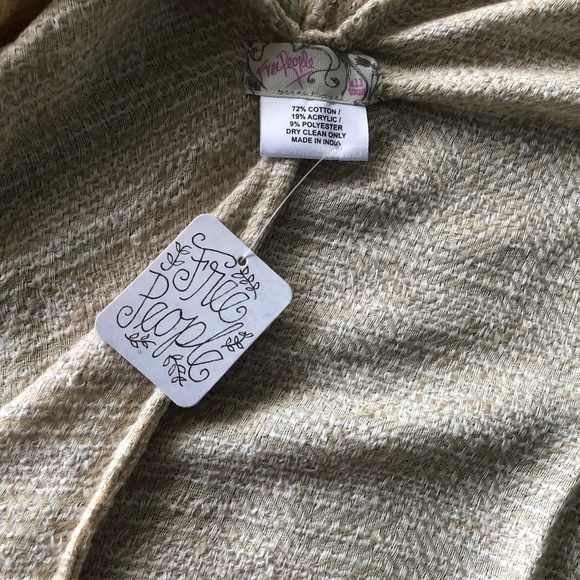 BRAND NEW! Free People Knubby Hooded Kimono - Picture 7 of 10